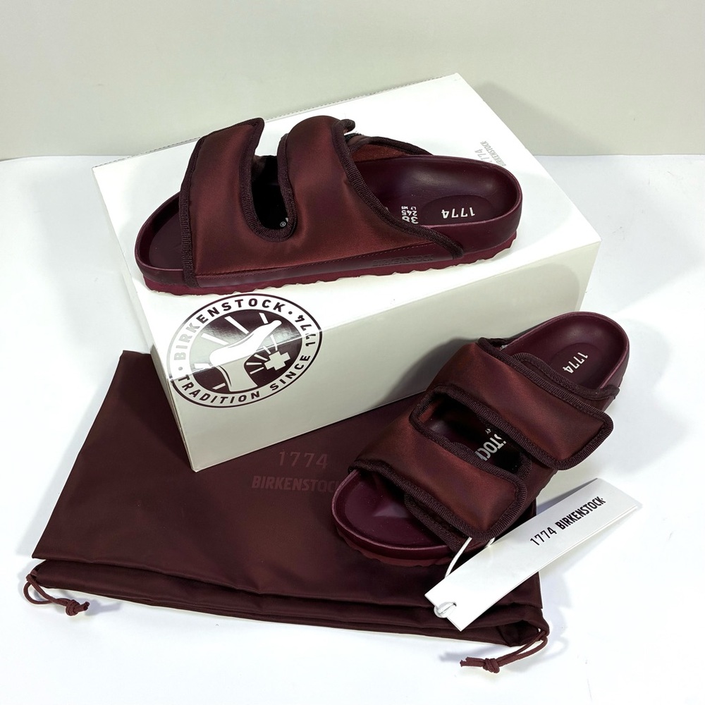 Birkenstock 1774 Arizona Cosny Nylon Sandals Port Royale 38 7 NEW Monochromatic - Picture 15 of 16